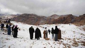 Χιόνισε στη Σαουδική Αραβία - Εντυπωσιακές εικόνες!