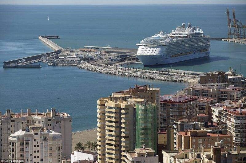Perierga.gr - Το μεγαλύτερο κρουαζιερόπλοιο ξεκινά το παρθενικό του ταξίδι