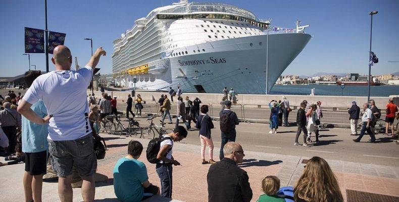 Perierga.gr - Το μεγαλύτερο κρουαζιερόπλοιο ξεκινά το παρθενικό του ταξίδι