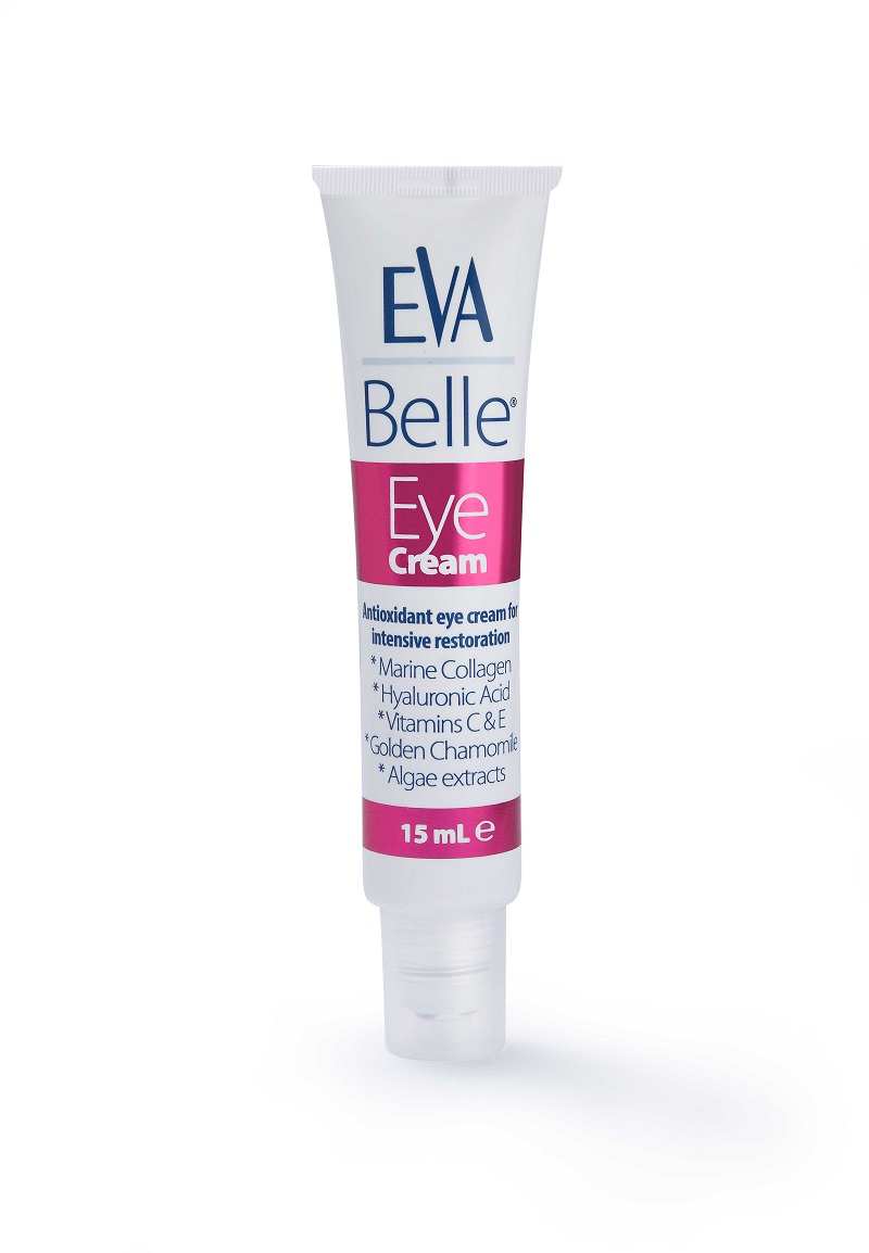  Eva Belle Eye Cream. Κρέμα ματιών εντατικής ανάπλασης με ειδική κεφαλή εφαρμογής,
που λειαίνει τις βαθιές ρυτίδες στην περιοχή γύρω από τα μάτια. Στα φαρμακεία, από την InterMed 