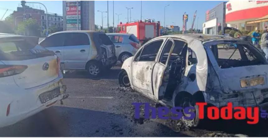 Φωτιά σε αυτοκίνητο στην Θεσσαλονίκη