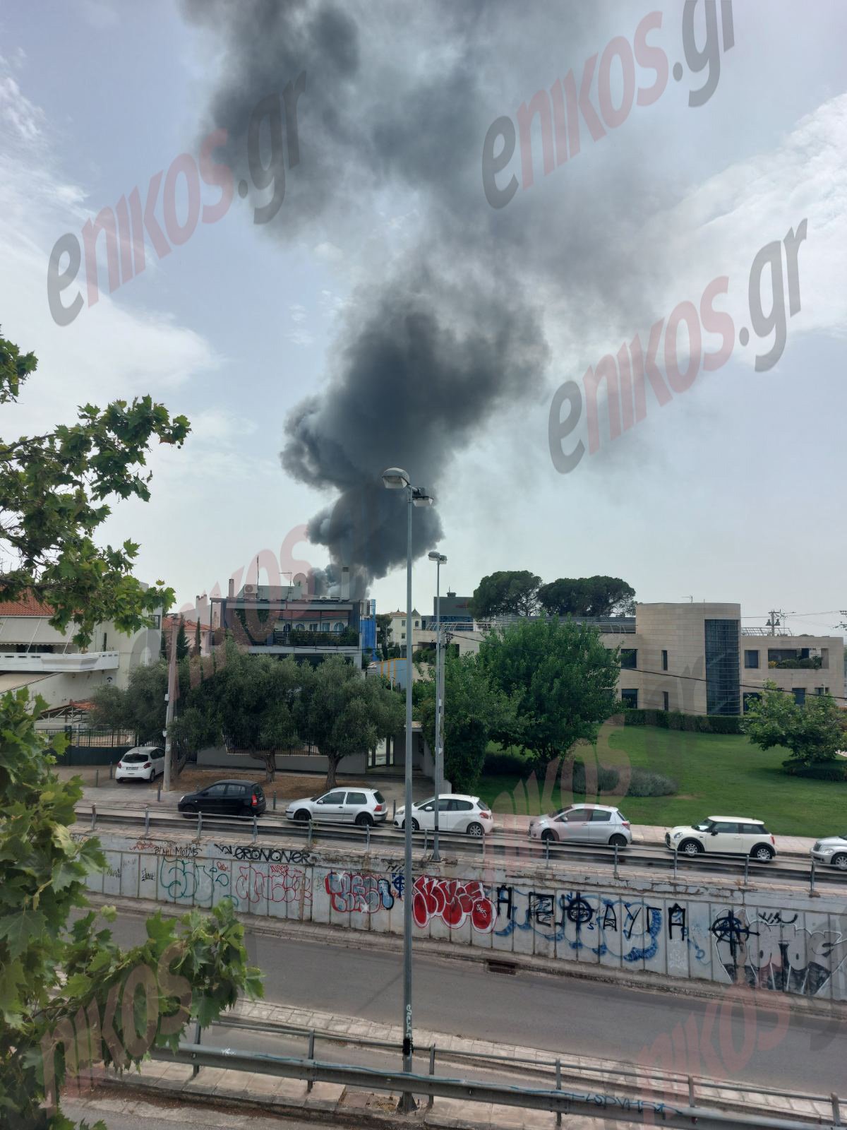 Κηφισιά φωτιά έκρηξη εργοστάσιο
