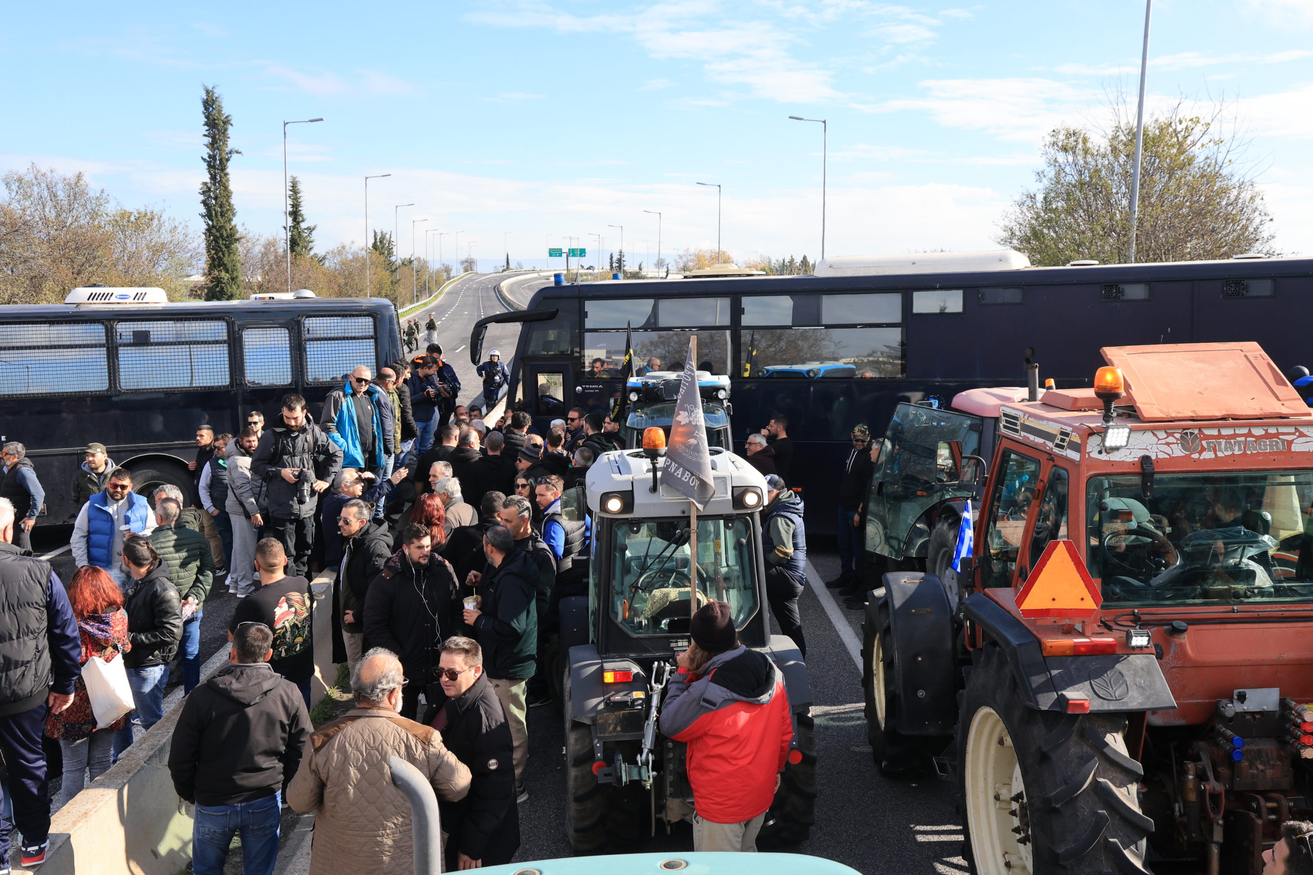 Αγρότες, Νίκαια, επεισόδια, τραυματισμοί