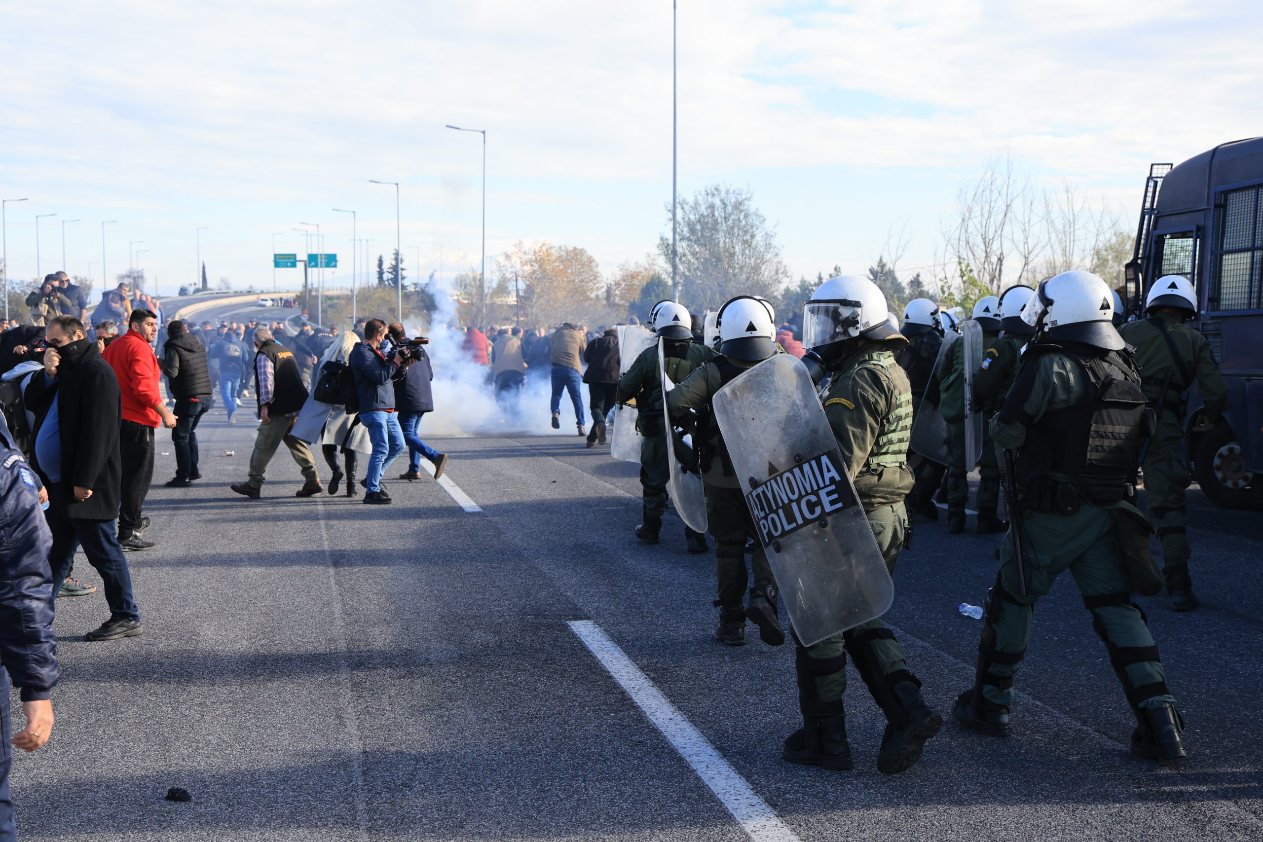 Αγρότες, Νίκαια, επεισόδια, τραυματισμοί