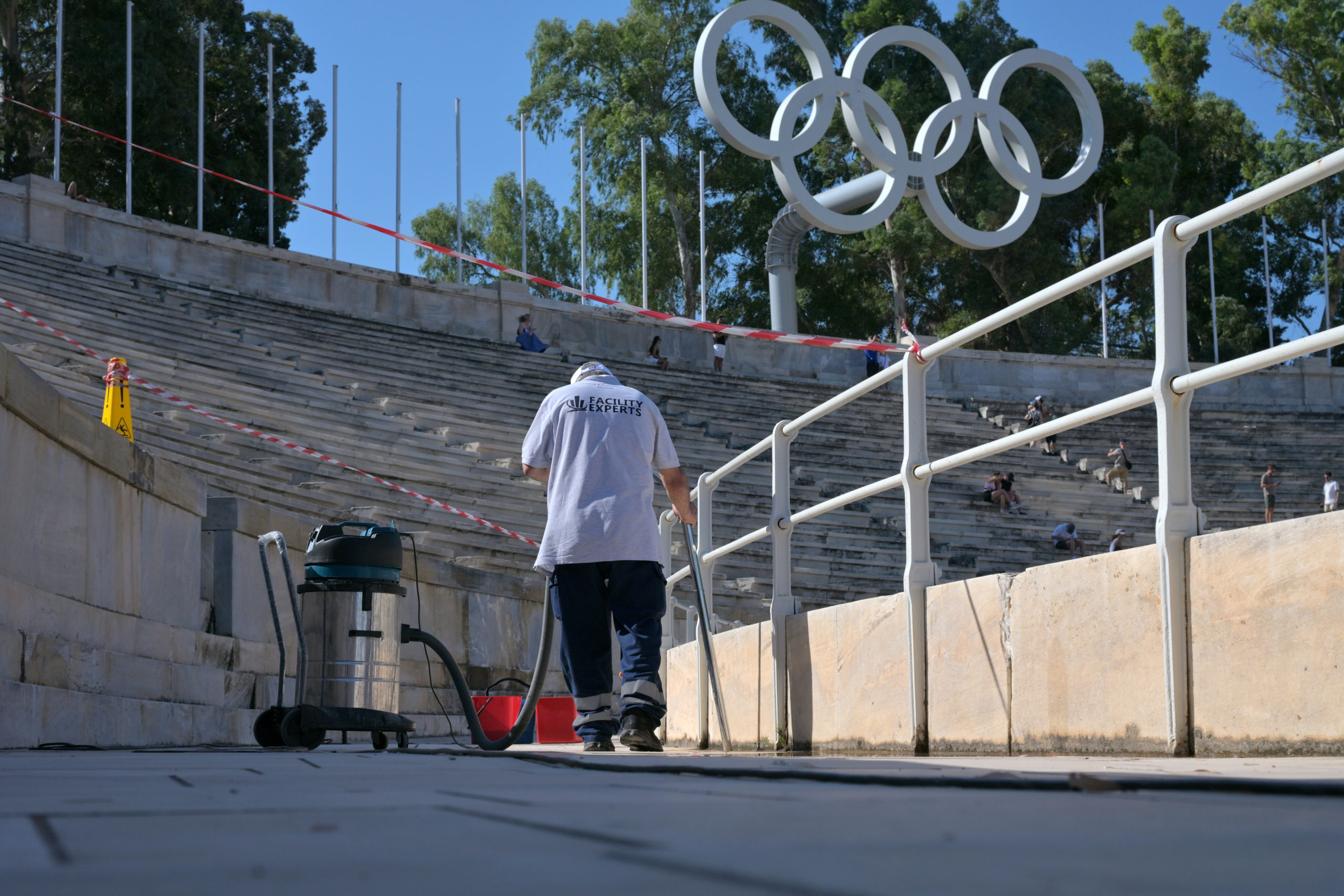 Παναθηναϊκό Στάδιο, Καλλιμάρμαρο, καθαρισμός